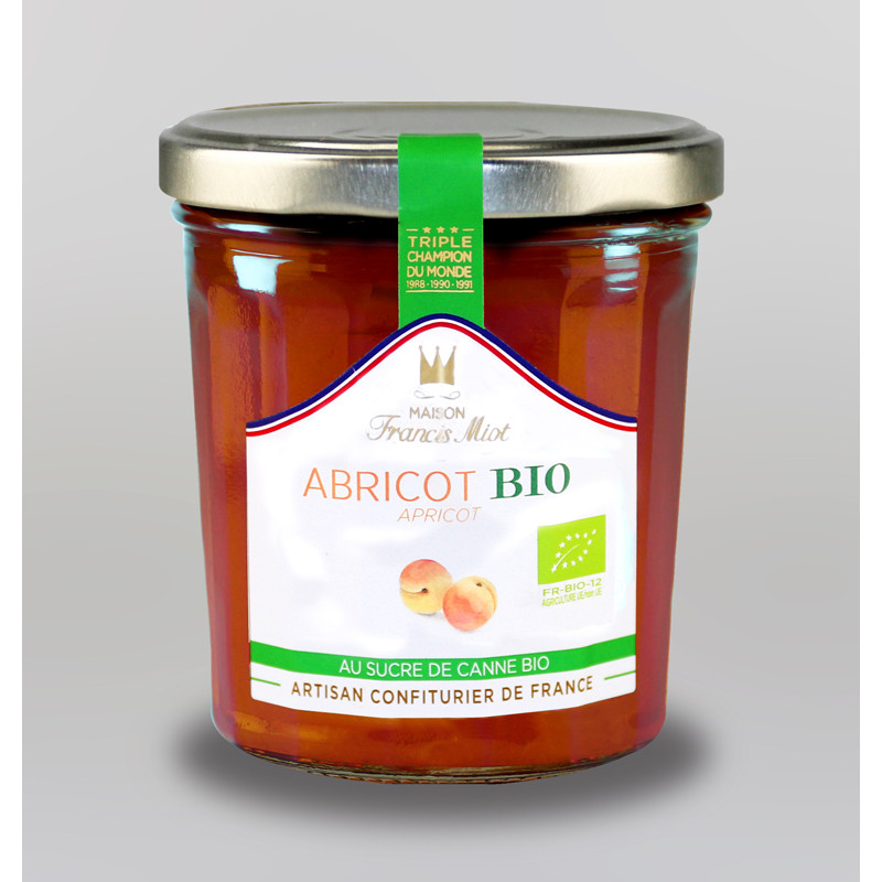 Confiture Bio Abricot - Maison Francis Miot   - 340 gr.