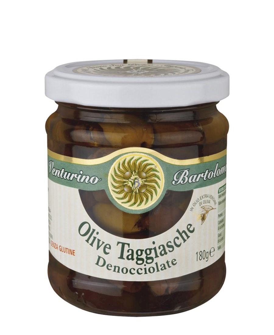 Olives "Taggiasche" Denoyautées à l'Huile Extra Vierge - Trimarchi di Villa Marchese    - 180 gr.